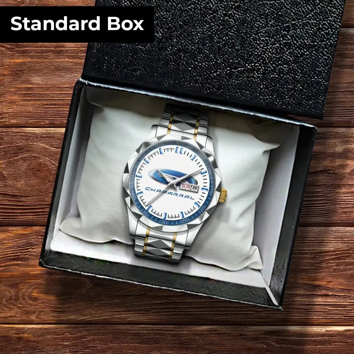 chaparral boat w - Premium Stainless Steel watch