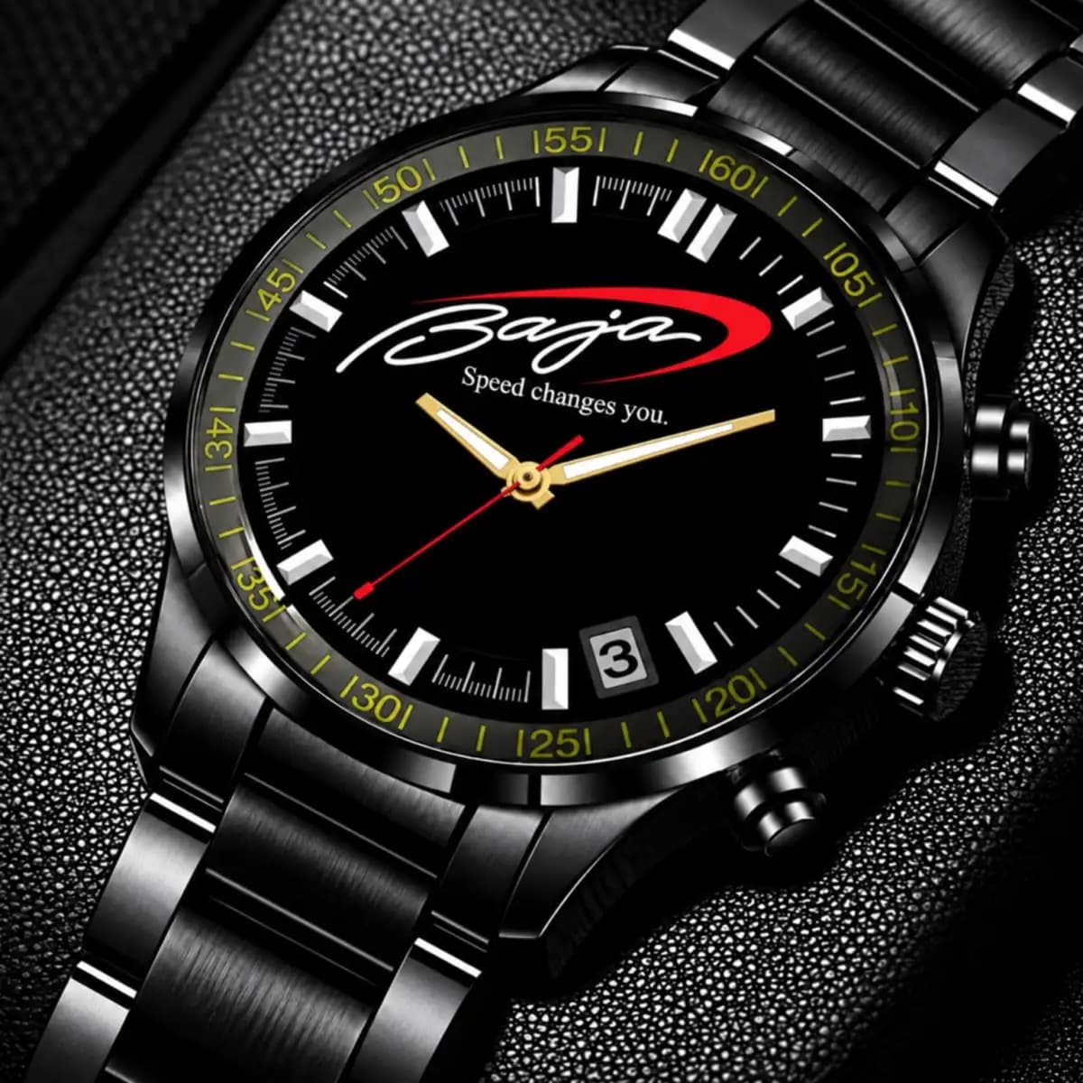 Baja boat w - Premium Stainless Steel watches
