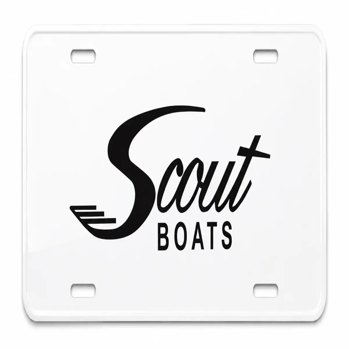 Scout  boat 000 - Boat License Plate
