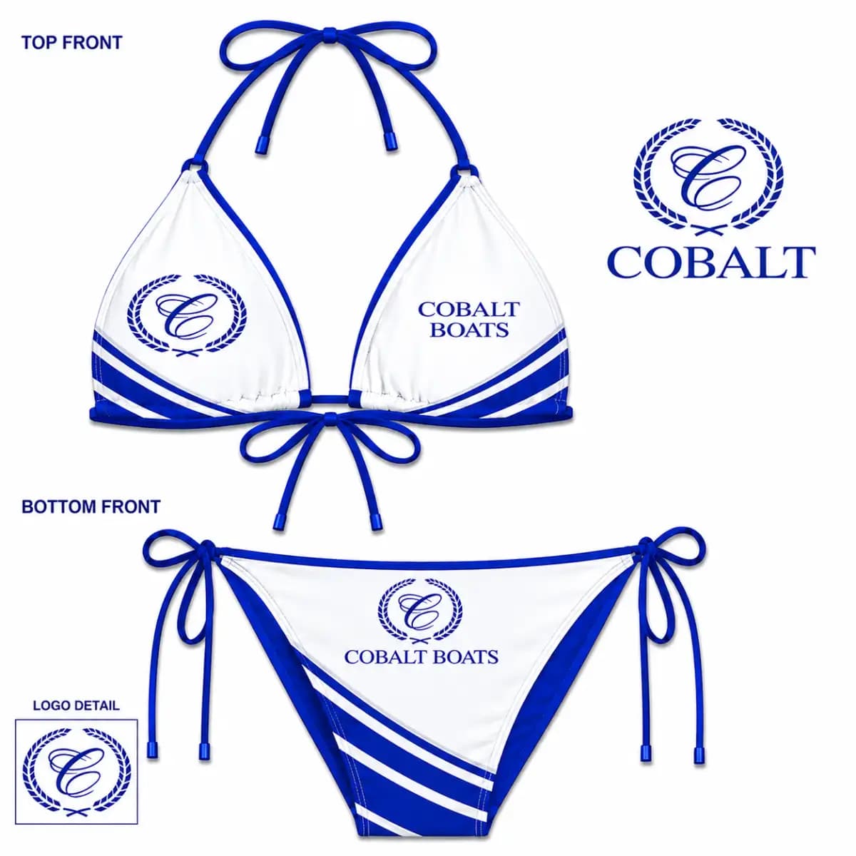 Cobalt boat bikini 2 - Women’s Two-Piece Bikini Set