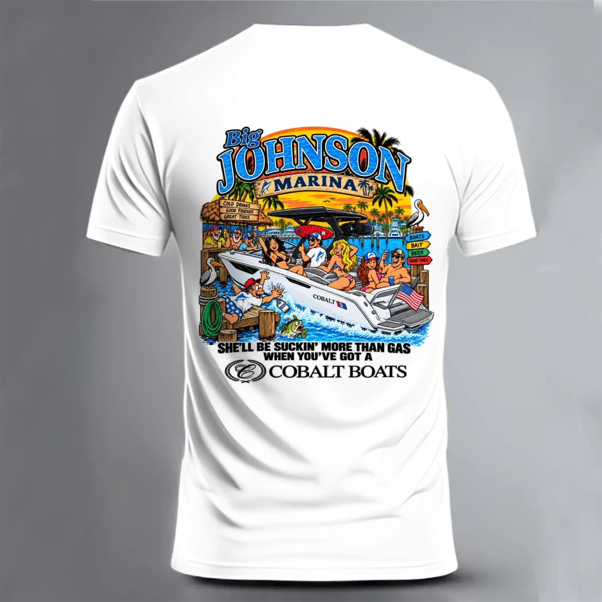 Cobalt boat  093 - Unisex Classic Short Sleeve T-Shirt
