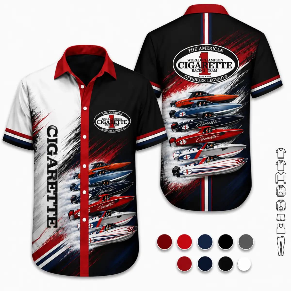 cigarette 63 - Premium Hawaiian Shirt