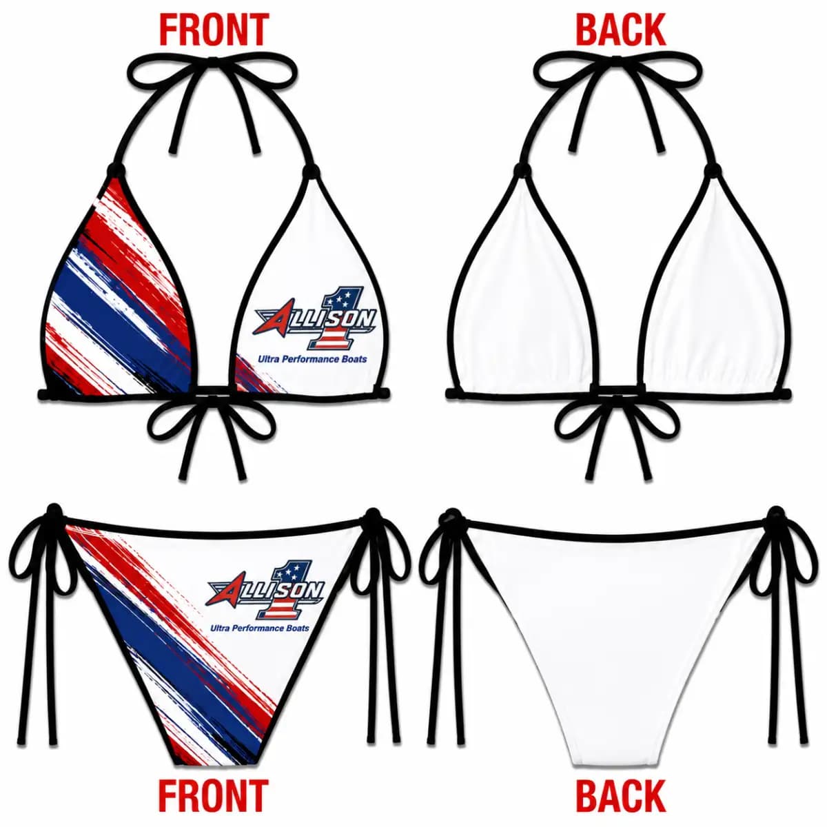 Allison 55 - Women’s Two-Piece Bikini Set
