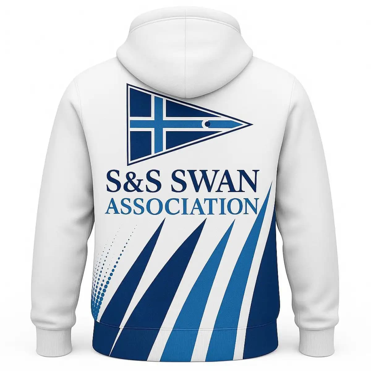 s&s swan - Man's zip-up Hoodie