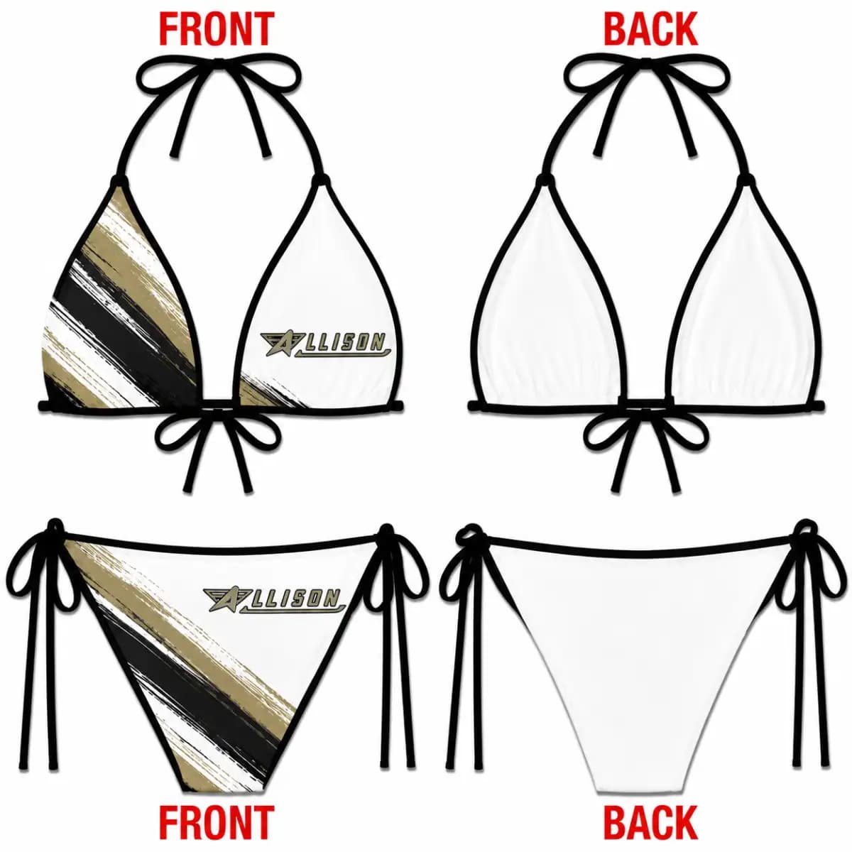 allison 52 - Women’s Two-Piece Bikini Set