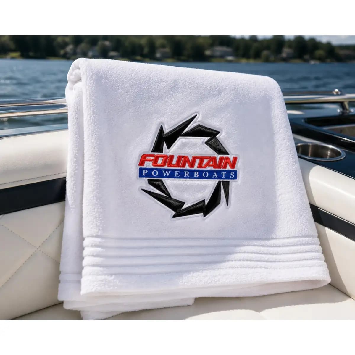 fountain 58 - Premium Embroidered Towel