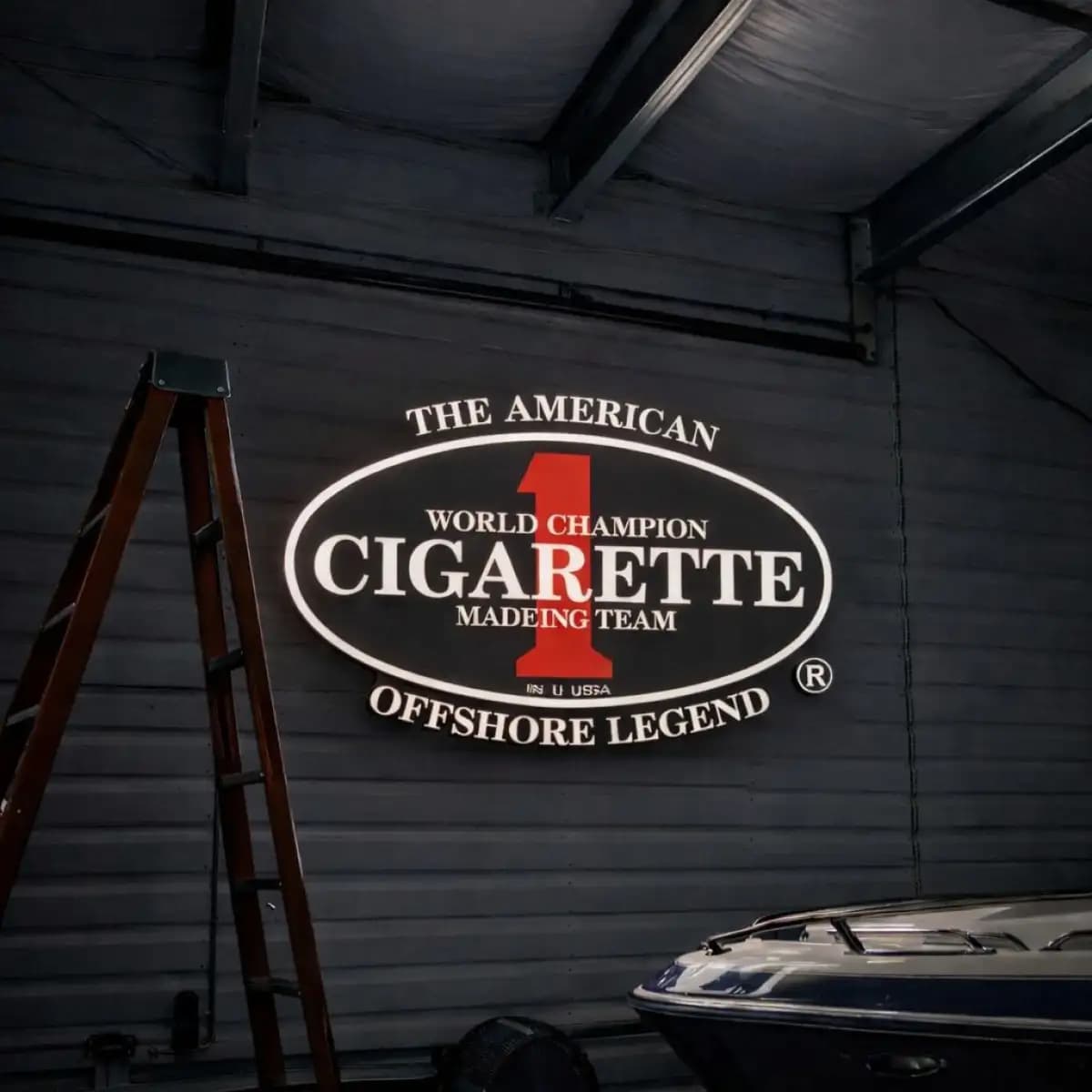 Cigarette LED 5 - Custom LED Neon Logo Sign