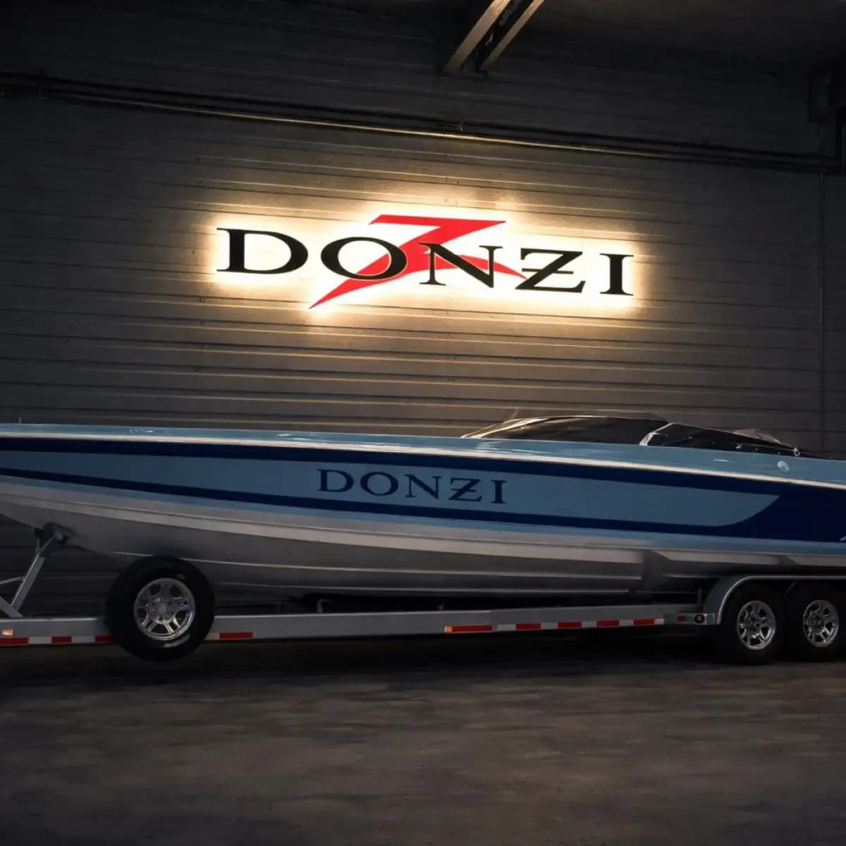 donzi LED 2 - Custom LED Neon Logo Sign