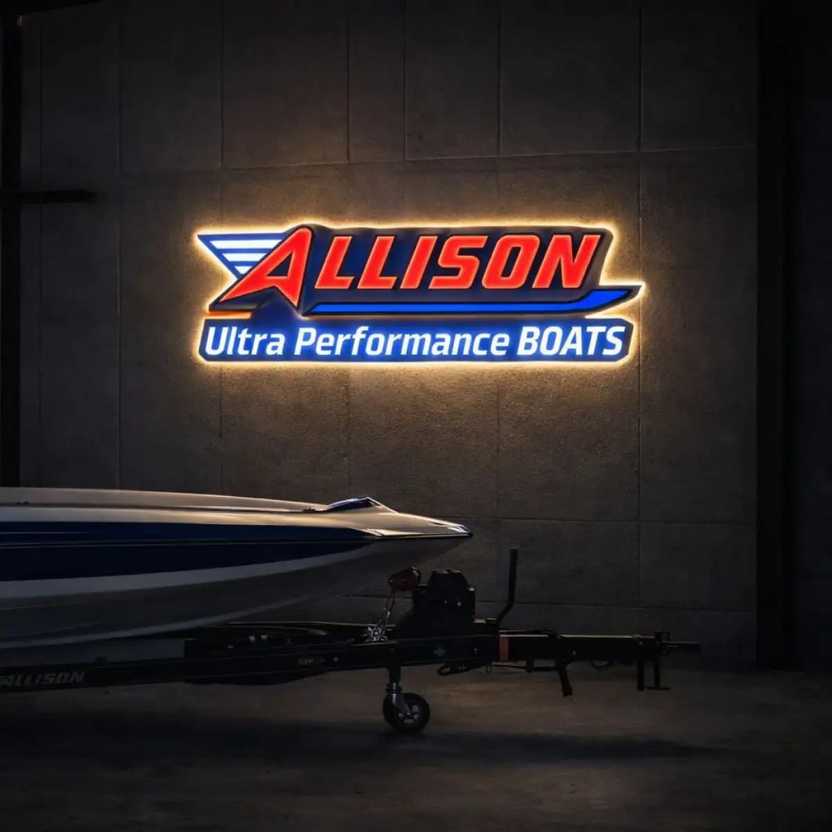 Allison LED 2 - Custom LED Neon Logo Sign