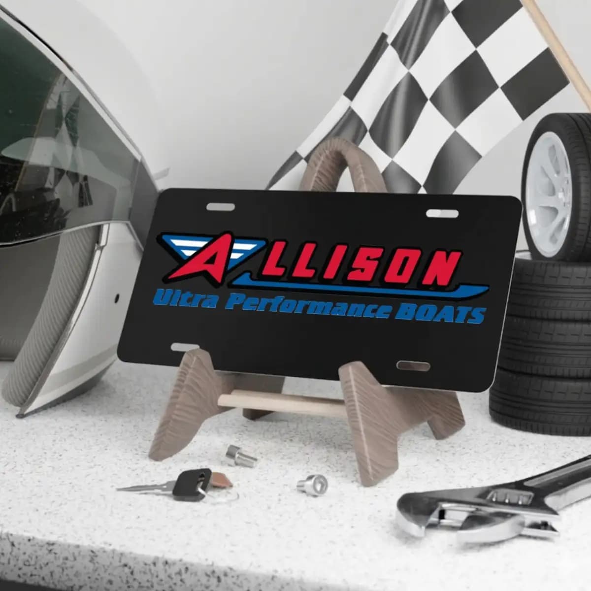 allison License Plate 1 - Custom Boat License Plate