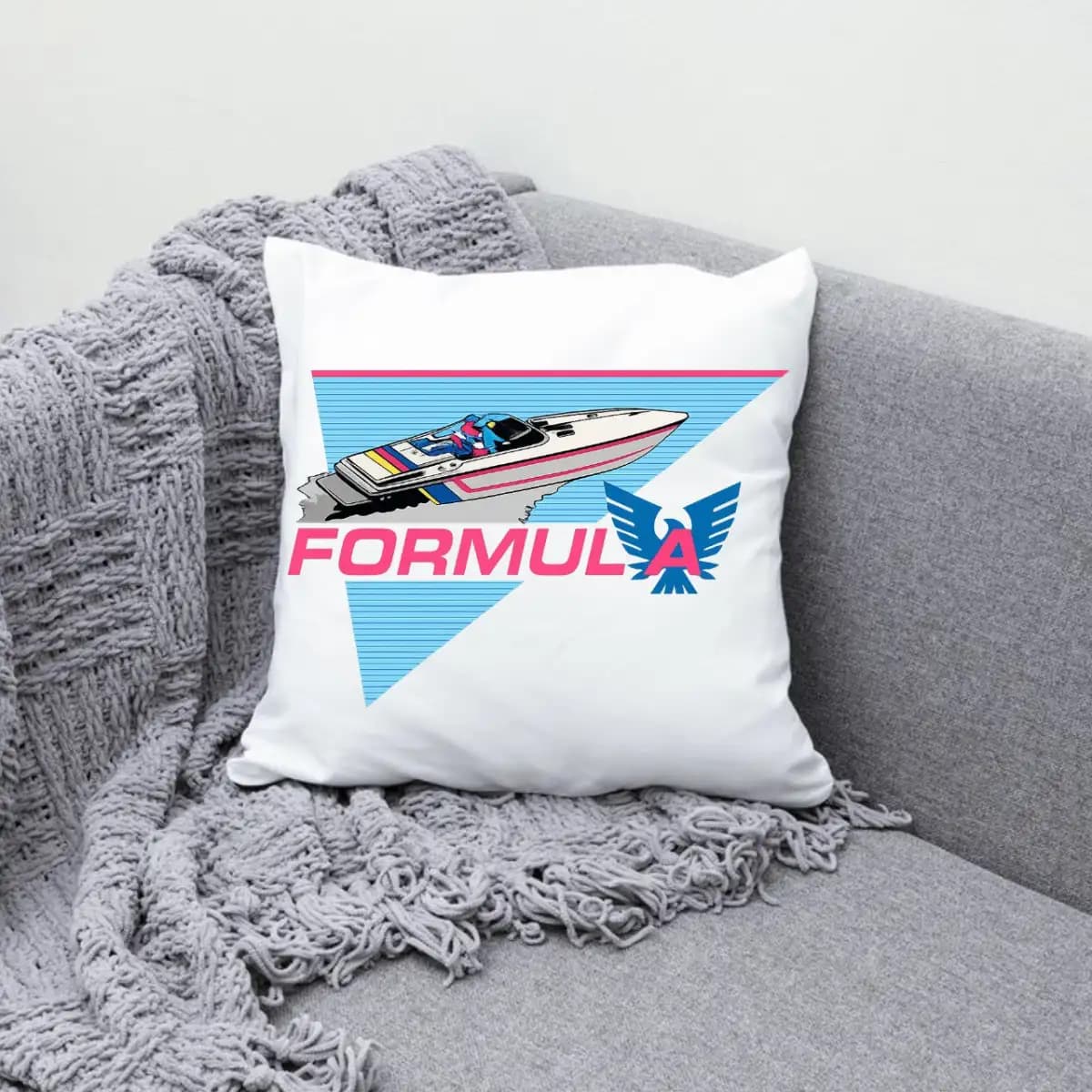 formula 5 - Throw Pillow
