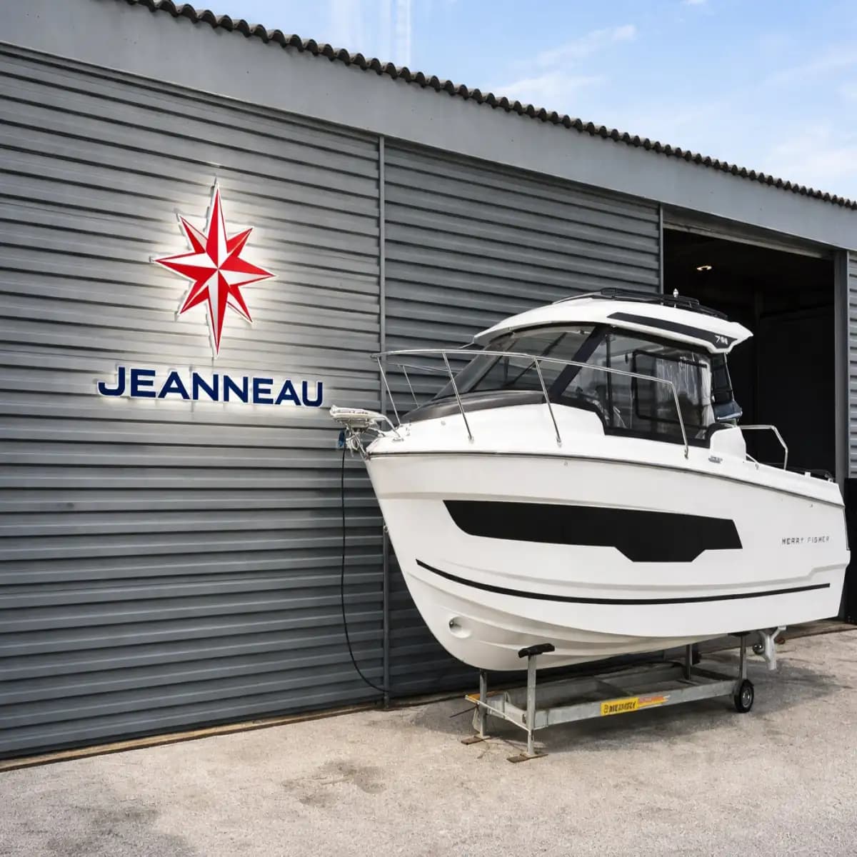Jeanneau boat1 - Custom LED Neon Logo Sign