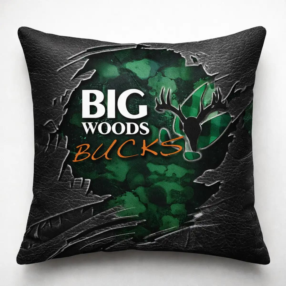 Big woods bucks1 - Throw Pillow