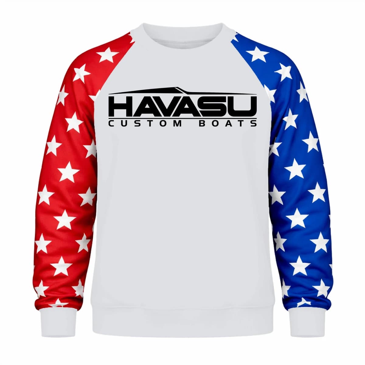 havasu 8 - Unisex Flag Raglan Sweatshirt