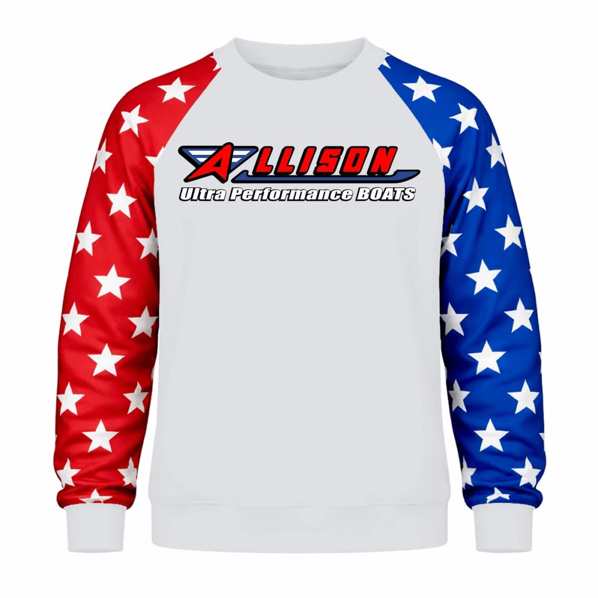 allison 13 - Unisex Flag Raglan Sweatshirt