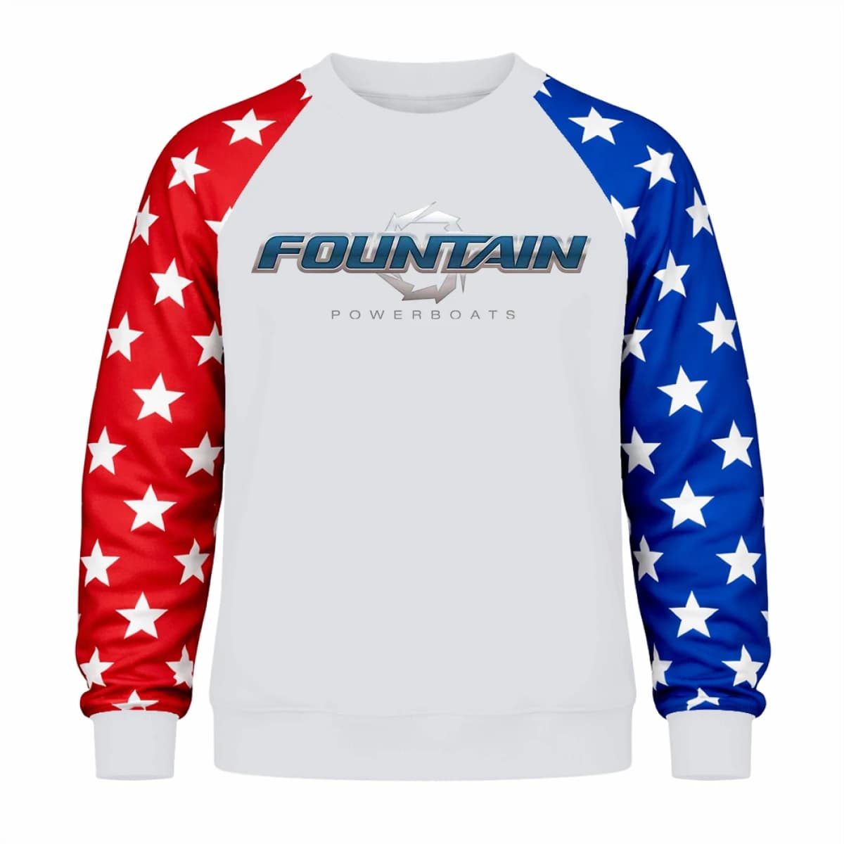 fountain 18 - Unisex Flag Raglan Sweatshirt