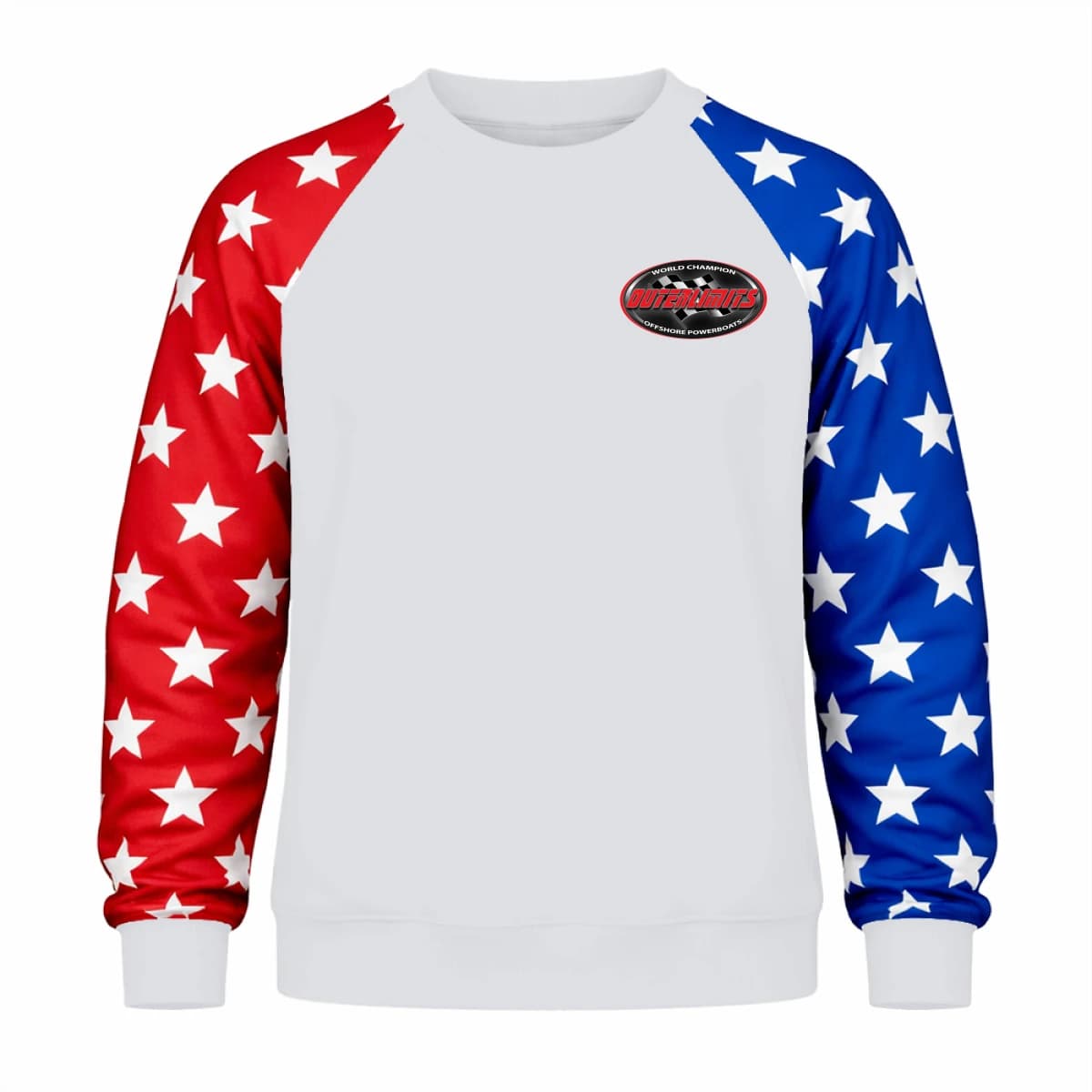 outerlimits 3 - Unisex Flag Raglan Sweatshirt