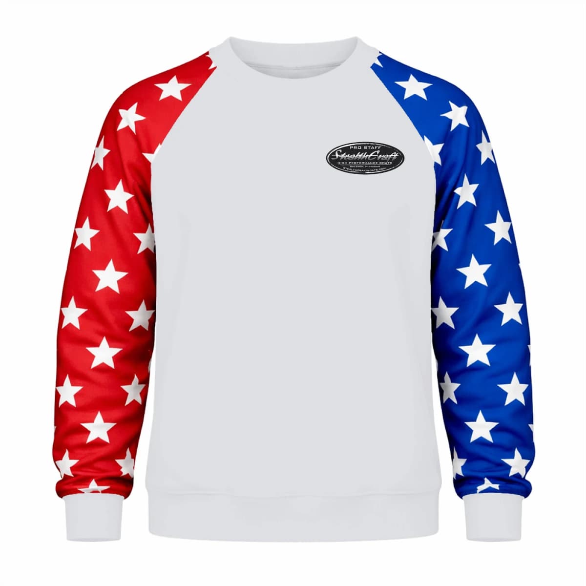 stealthcraft 1 - Unisex Flag Raglan Sweatshirt