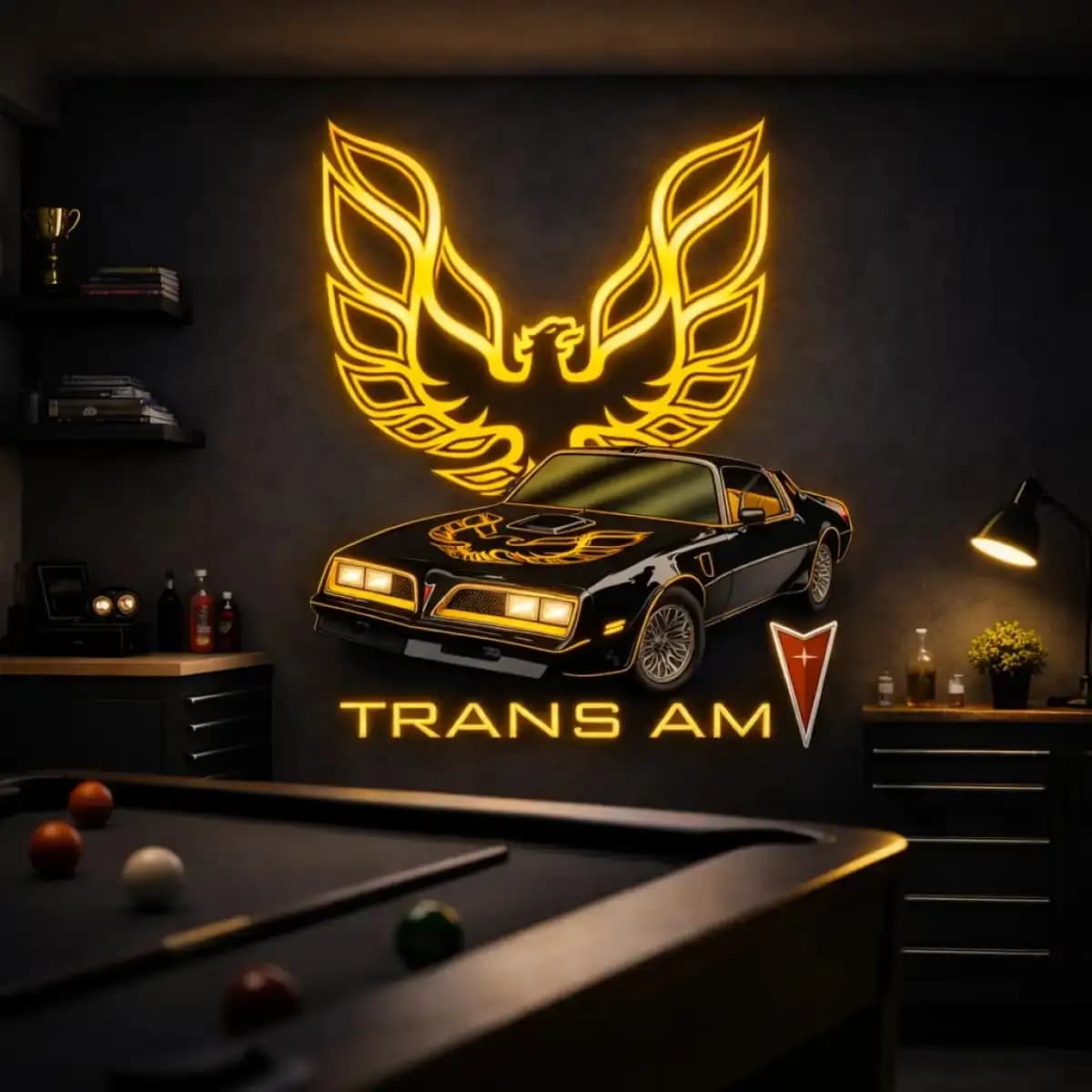 Trans am LED 110 - Premium Custom LED Neon Logo Sign