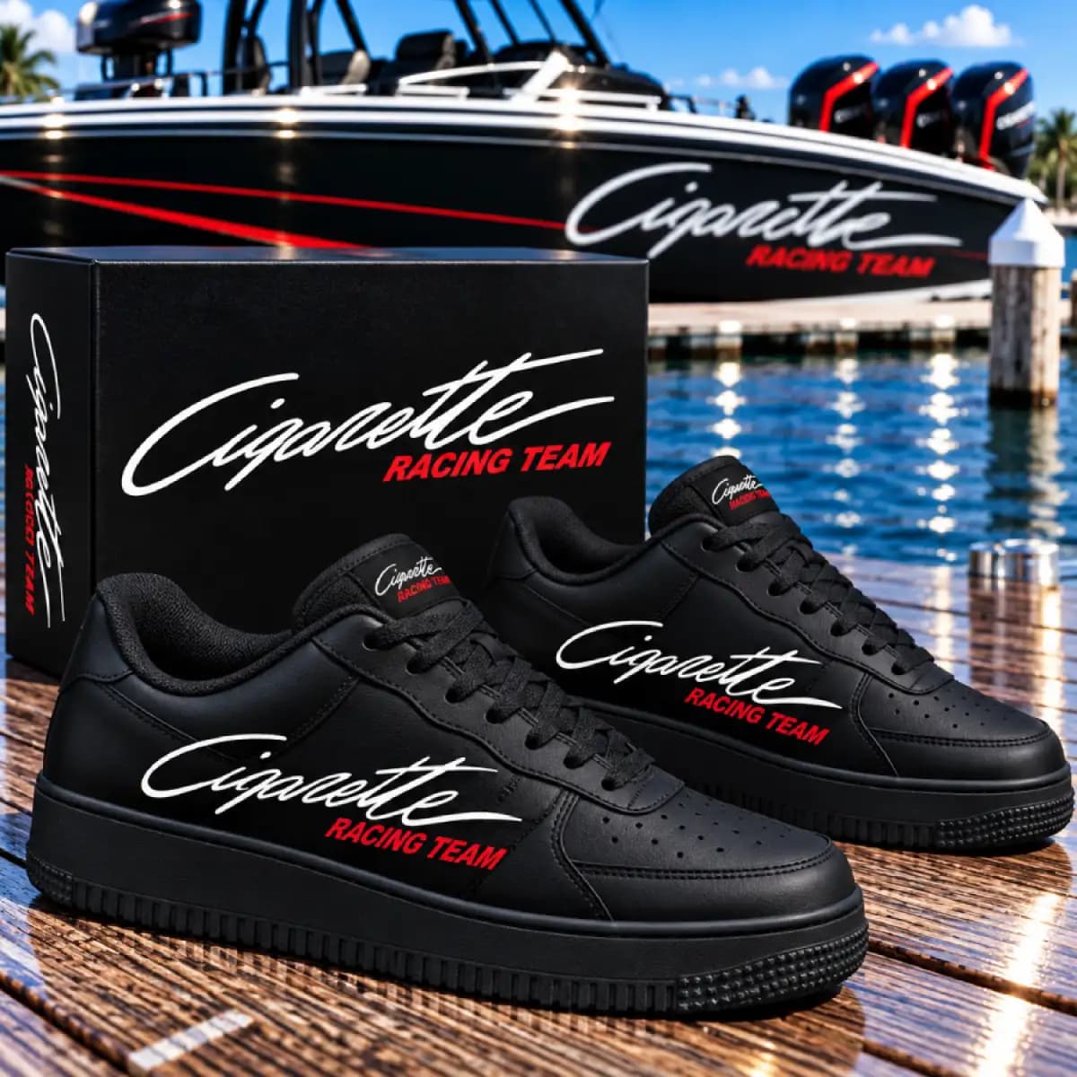 CIGARETTE 132 - AF Low Top Leather Shoes
