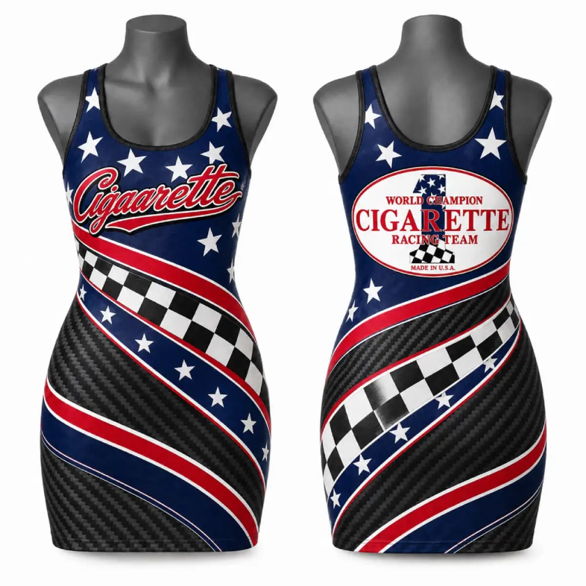 cigarette 116 - Women’s Bodycon Tank Mini Dress