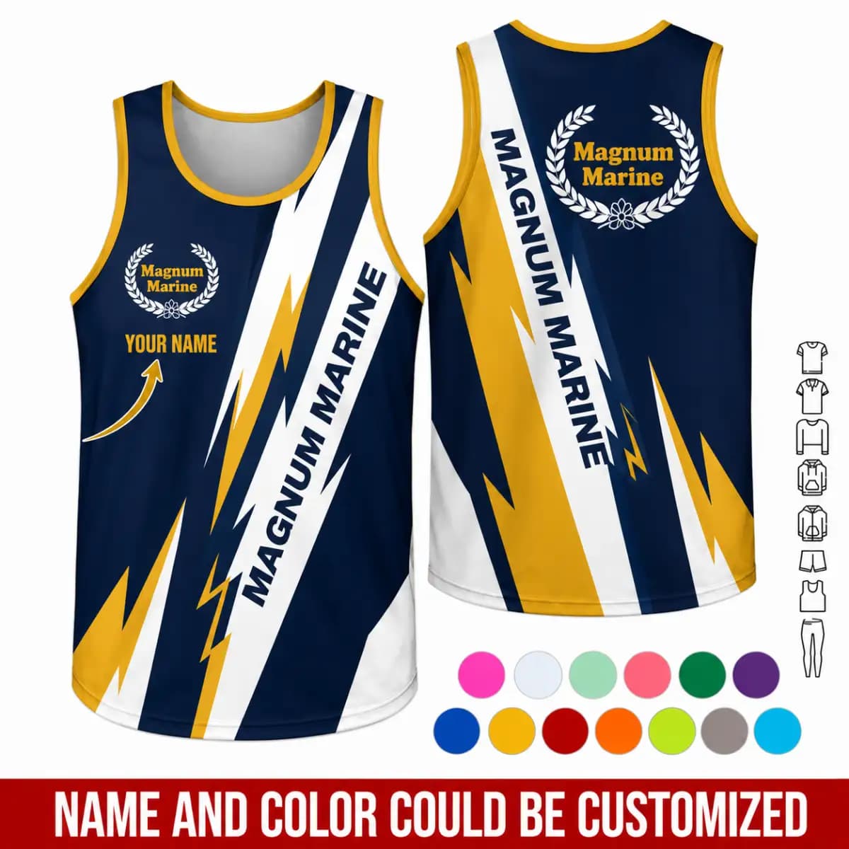 magnum marine 12 - Premium Men’s Tank Top