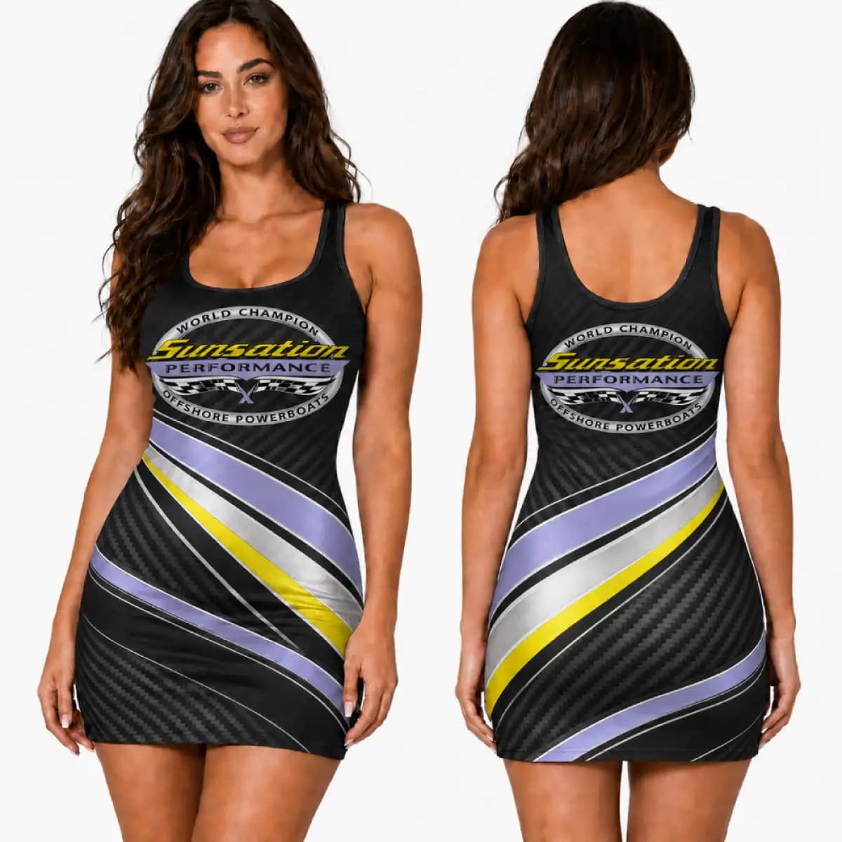 SUNSATION 46 - Women’s Bodycon Tank Mini Dress