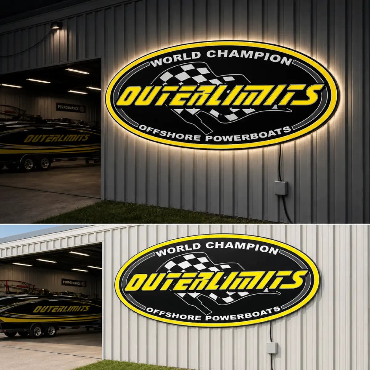 Outerlimits 26 - Premium Custom LED Neon Logo Sign