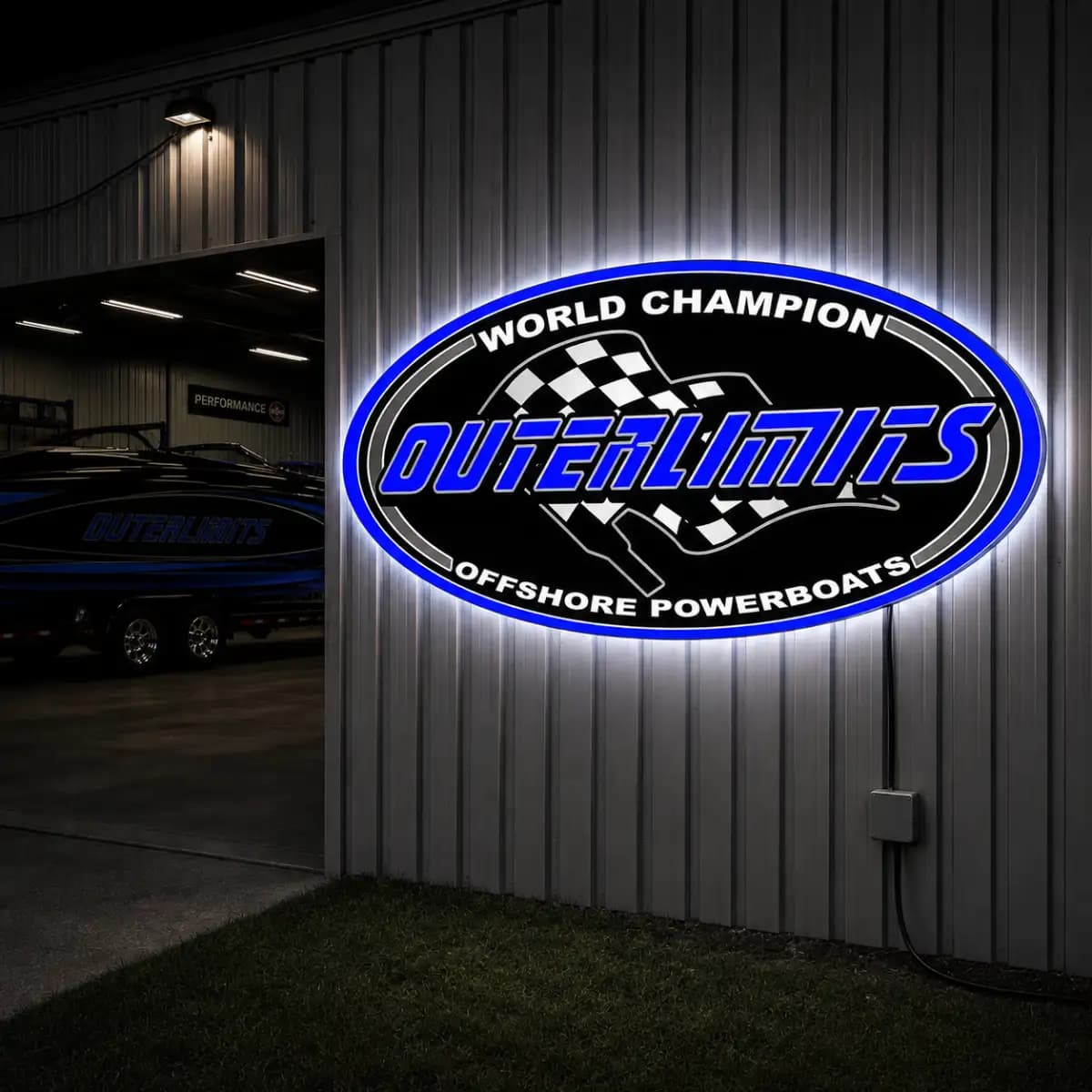 Outerlimits 24 - Premium Custom LED Neon Logo Sign