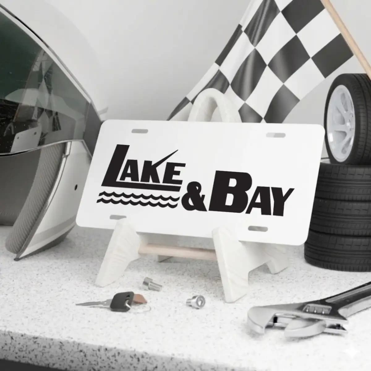 Lake & Bay License Plate 2 - Custom Boat License Plate