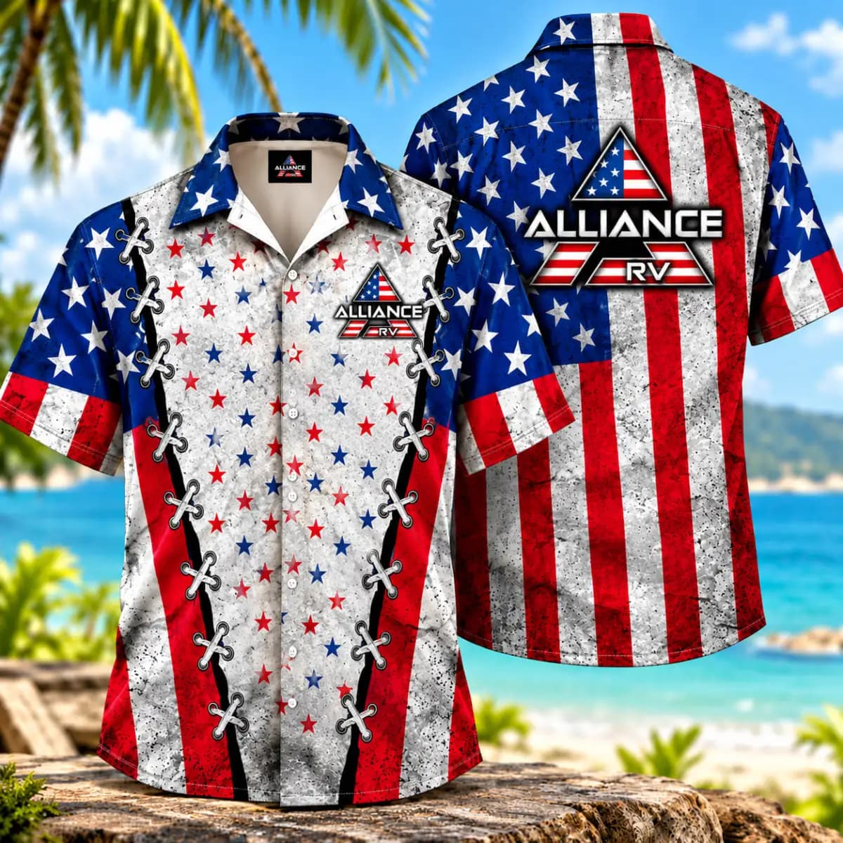 Alliance Rv Premium usa - Premium Hawaiian Shirt with Pocket