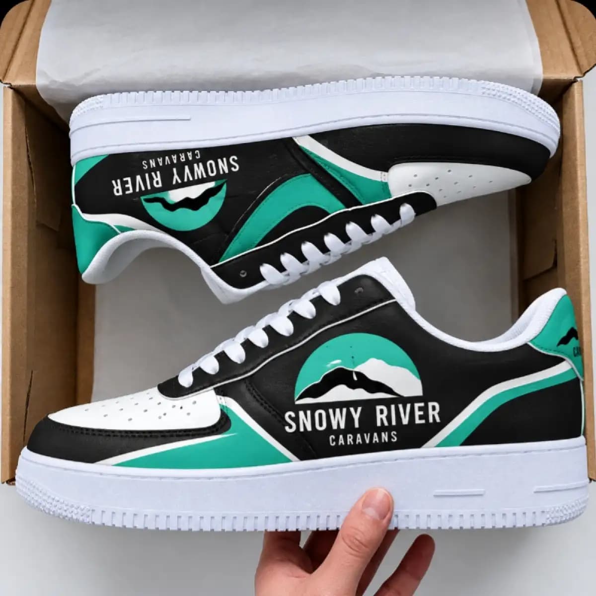 snowy river caravans Air force shoes - AF Low Top Leather Shoes